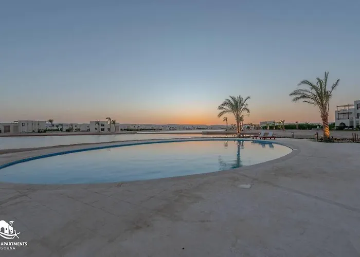 Daire Comfy 2br In Shedwan El Gouna Garden Bbq, Pool, Lagoon